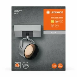 Luminaires Ledvance Decor Plafonnier LED Argenté, 1 lumière* Éclairage Led