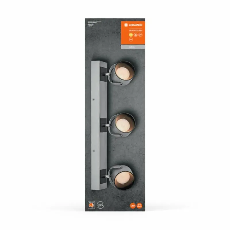 Luminaires Ledvance Decor Plafonnier LED Argenté, 3 lumières* Éclairage Led