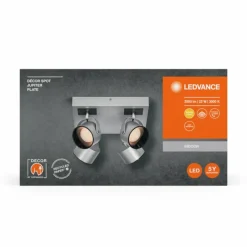 Luminaires Ledvance Decor Plafonnier LED Argenté, 4 lumières* Éclairage Led