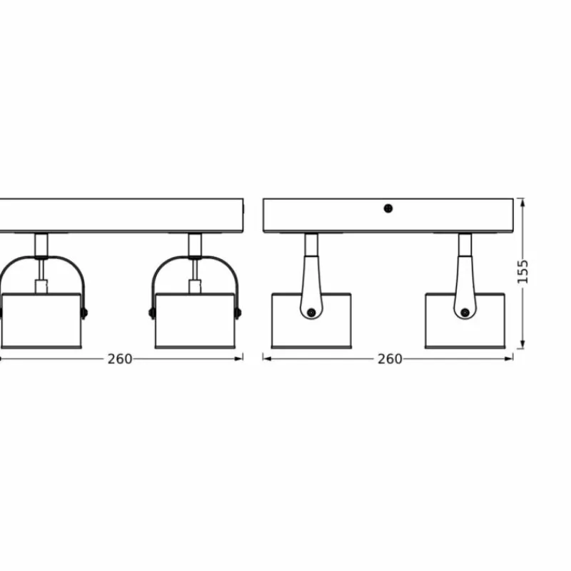 Luminaires Ledvance Decor Plafonnier LED Argenté, 4 lumières* Éclairage Led