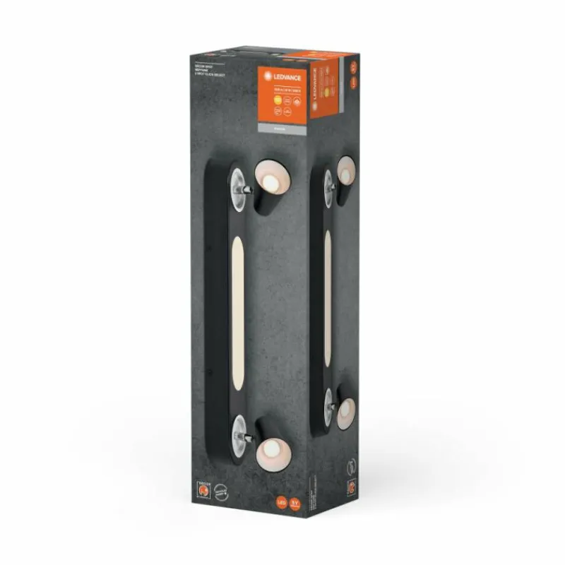 Luminaires Ledvance Decor Plafonnier LED Noir, 2 lumières* Éclairage Led