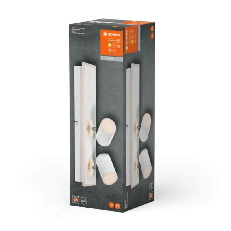 Luminaires Ledvance Decor Plafonnier LED Blanc, 2 lumières* Éclairage Led