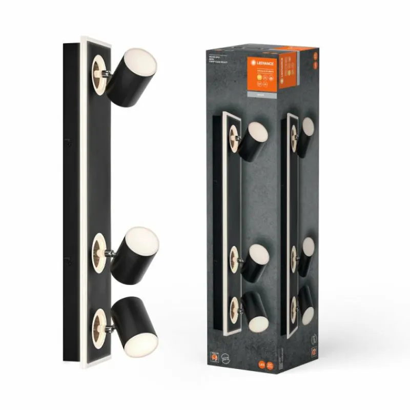 Luminaires Ledvance Decor Plafonnier LED Noir, 3 lumières* Éclairage Led