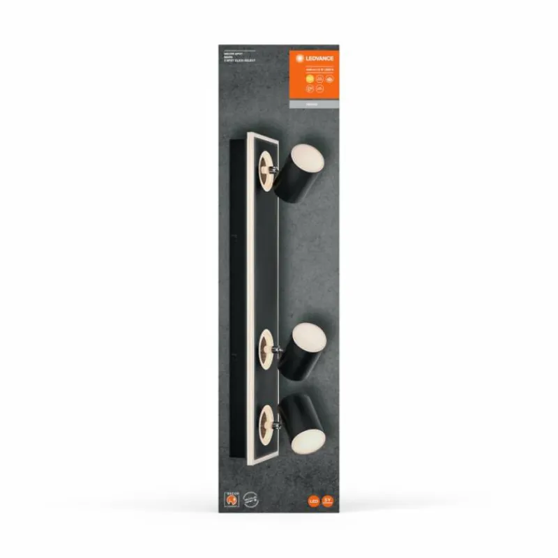 Luminaires Ledvance Decor Plafonnier LED Noir, 3 lumières* Éclairage Led