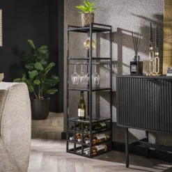 hofstein Decorate Lampadaire Anthracite, 1 lumière* Lampadaires Et Lampes Sur Pied