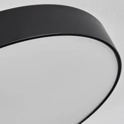 hofstein Diagonal Plafonnier LED Noir, 1 lumière, Télécommandes