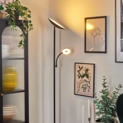 Luminaires Scandinaves-hofstein Dillingby Lampadaire LED Noir, 2 lumières