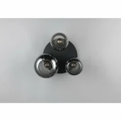 Luminaires Trio Diva Plafonnier Noir, 3 lumières