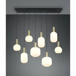 Luminaires Trio Diva Suspension Laiton, 8 lumières