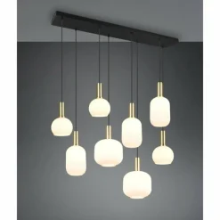 Luminaires Trio Diva Suspension Laiton, 8 lumières