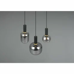 Luminaires Trio Diva Suspension Noir, 3 lumières