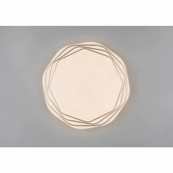 Luminaires Reality Dizzy Plafonnier LED Blanc, 1 lumière, Télécommandes* Éclairage Led