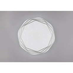 Luminaires Reality Dizzy Plafonnier LED Blanc, 1 lumière, Télécommandes* Éclairage Led