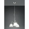 Luminaires Reality DOBBY Suspension Nickel mat, 3 lumières