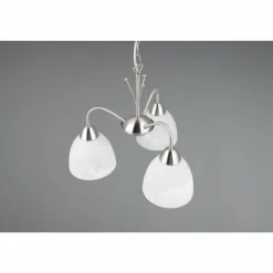 Luminaires Reality DOBBY Suspension Nickel mat, 3 lumières