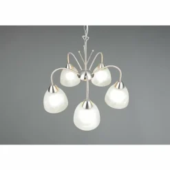 Luminaires Reality DOBBY Suspension Nickel mat, 5 lumières
