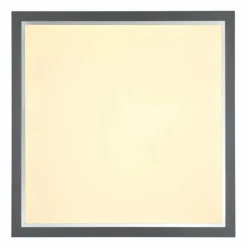 Luminaires Globo Lighting Doha Plafonnier LED Anthracite, Blanc, 1 lumière* Éclairage Led