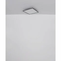 Luminaires Globo Lighting Doha Plafonnier LED Anthracite, Blanc, 1 lumière* Éclairage Led
