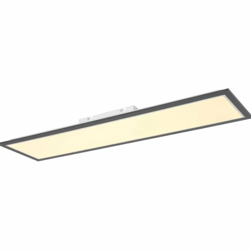 Luminaires Globo Lighting Doha Plafonnier LED Anthracite, Blanc, 1 lumière* Éclairage Led