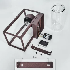 hofstein Doninhas Lampe murale d´extérieur Rouille, 1 lumière