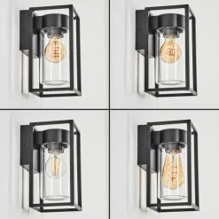 hofstein Doninhas Lampe murale d´extérieur Noir, 1 lumière