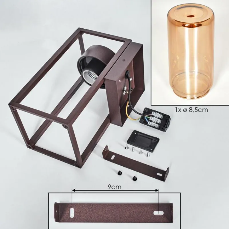 hofstein Doninhas Lampe murale d´extérieur Rouille, 1 lumière