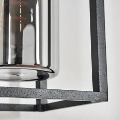 Suspension Verre Fumé-hofstein Doninhas Lampe murale d´extérieur Noir, 1 lumière