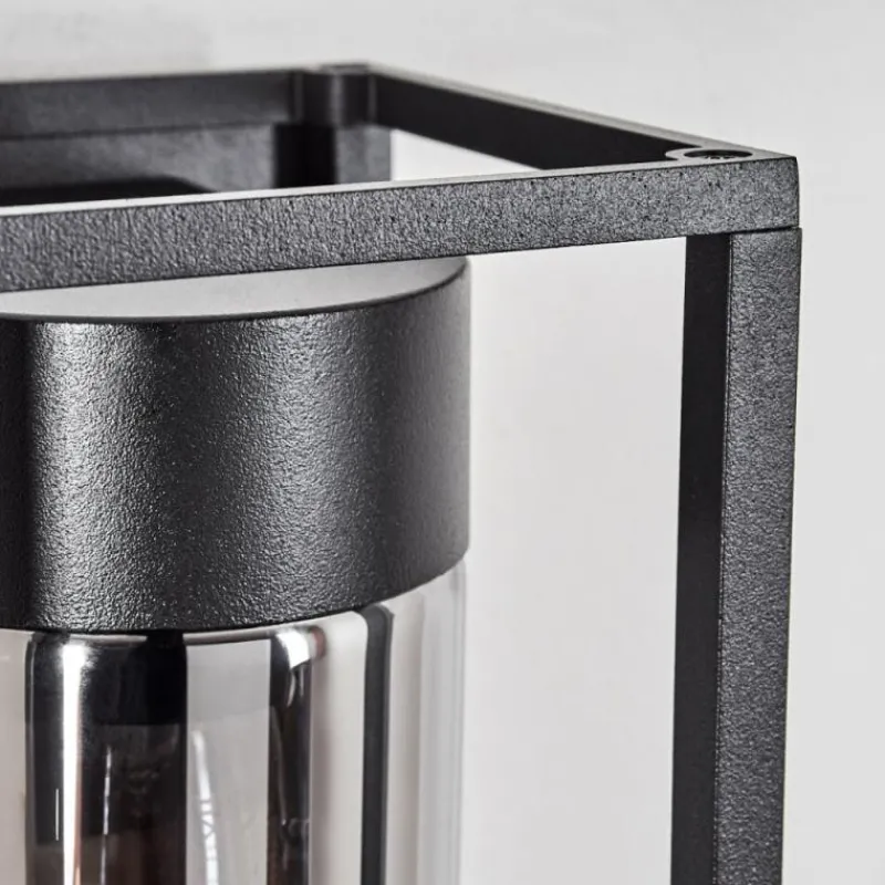 Suspension Verre Fumé-hofstein Doninhas Lampe murale d´extérieur Noir, 1 lumière