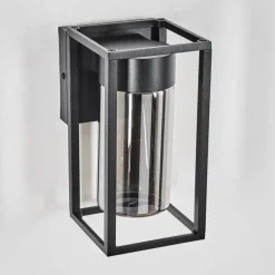 Suspension Verre Fumé-hofstein Doninhas Lampe murale d´extérieur Noir, 1 lumière