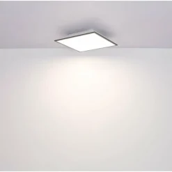 Lampes En Bois-Luminaires Globo Lighting Doro Plafonnier LED Écru, Blanc, 1 lumière, Télécommandes