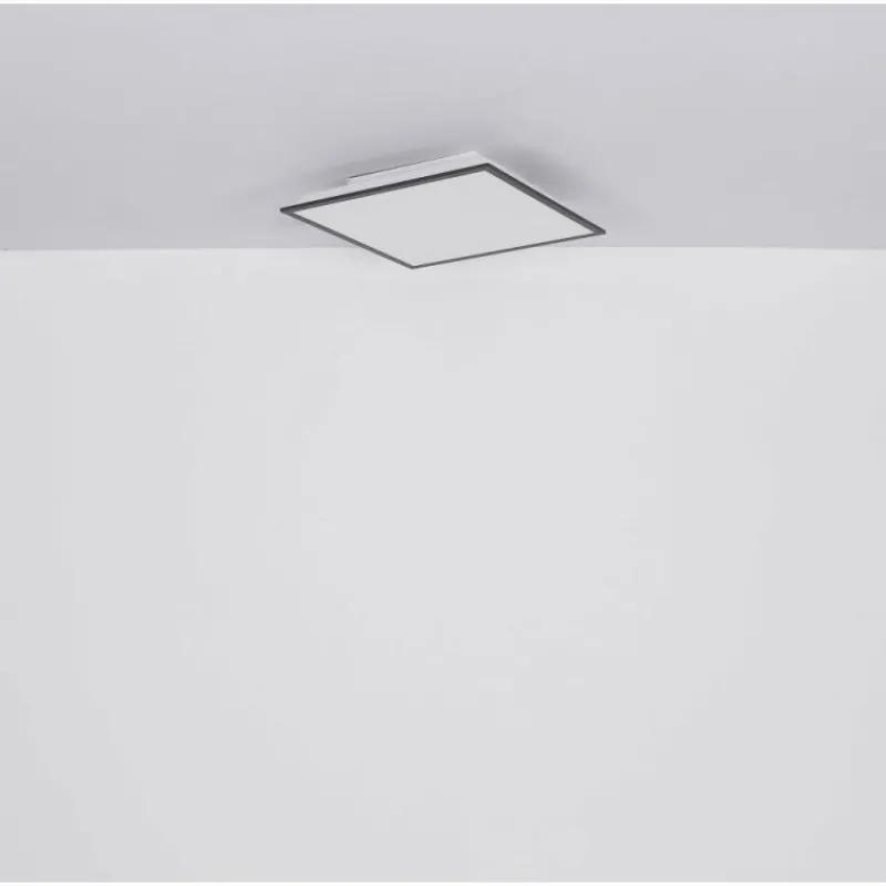 Lampes En Bois-Luminaires Globo Lighting Doro Plafonnier LED Écru, Blanc, 1 lumière, Télécommandes