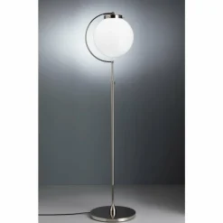 Luminaires Tecnolumen DSL 23 Tecnolumen Lampadaire Nickel brillant, 1 lumière