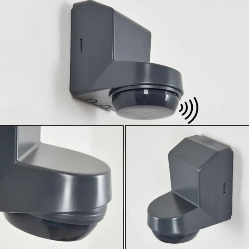 hofstein Détecteur de mouvement Calambao Anthracite, Blanc, Détecteur de mouvement