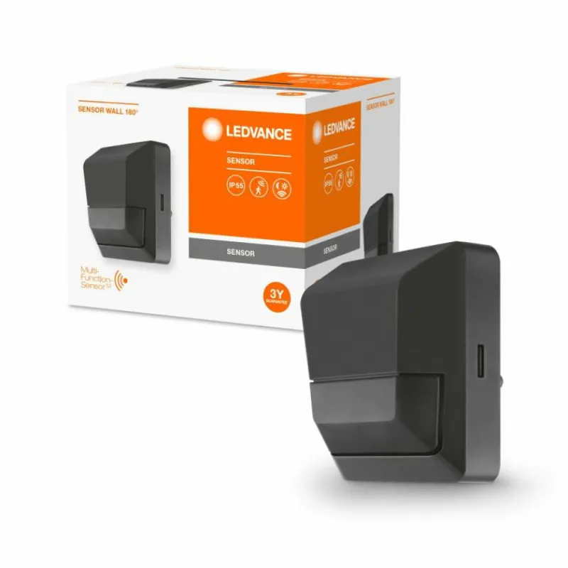 Luminaires Ledvance Détecteur de mouvement LEDVANCE SENSOR Gris, Détecteur de mouvement