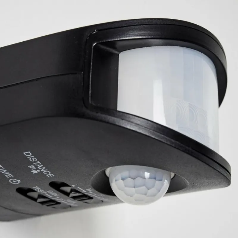 hofstein Détecteur de mouvement Mossa Noir