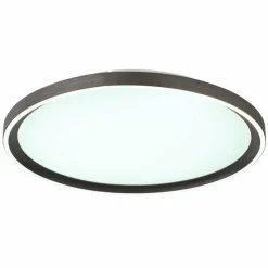 Luminaires Globo Lighting Dublin Plafonnier LED Gris, 1 lumière, Télécommandes* Éclairage Led