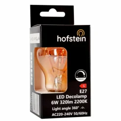 hofstein E27 LED 6 watt 2200 kelvin 320 lumen
