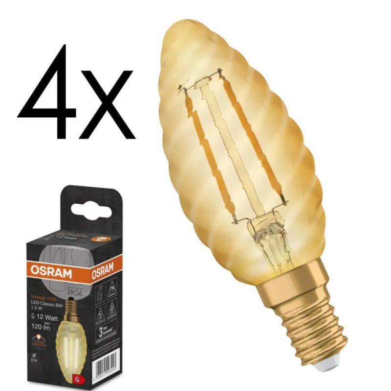 hofstein E14 LED 1.5 Watt blanc chaud 120 Lumen