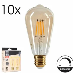 hofstein E27 LED 6 Watt blanc chaud dimmable 650 Lumen