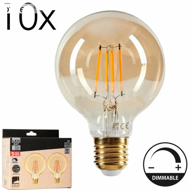 hofstein E27 LED 6 Watt blanc chaud dimmable 650 Lumen