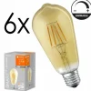hofstein E27 LED 6 Watt blanc chaud dimmable 680 Lumen