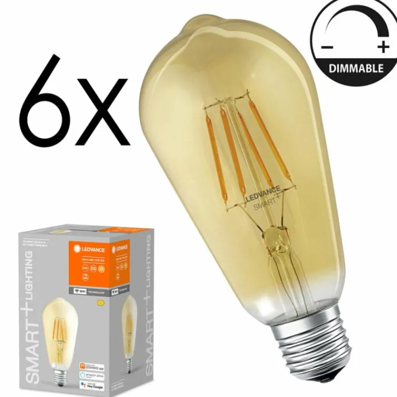 hofstein E27 LED 6 Watt blanc chaud dimmable 680 Lumen