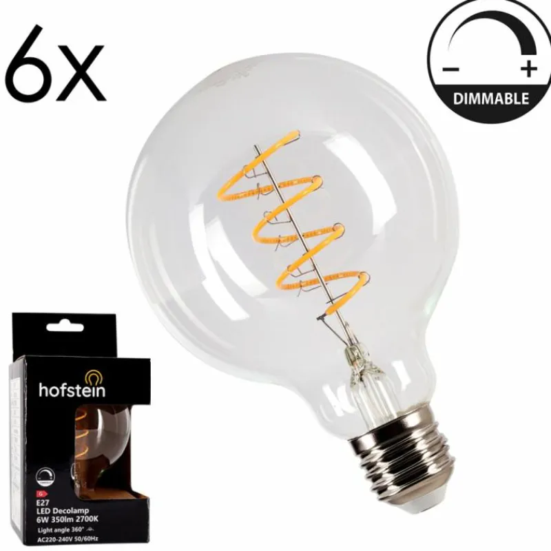 hofstein E27 LED 6 Watt blanc chaud dimmable 350 Lumen