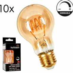 hofstein E27 LED 6 Watt blanc chaud dimmable 320 Lumen
