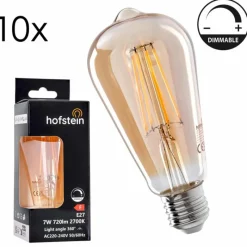 hofstein E27 LED 7 Watt blanc chaud dimmable 720 Lumen