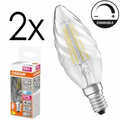 hofstein E14 LED 3.4 Watt blanc neutre dimmable 470 Lumen