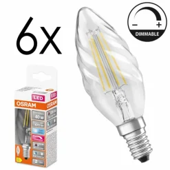 hofstein E14 LED 3.4 Watt blanc neutre dimmable 470 Lumen