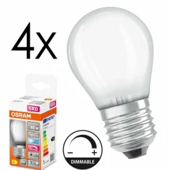 hofstein E27 LED 3.4 Watt blanc neutre dimmable 470 Lumen