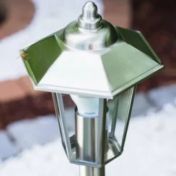 hofstein Eclairage de chemin Moskau Acier inoxydable, 1 lumière