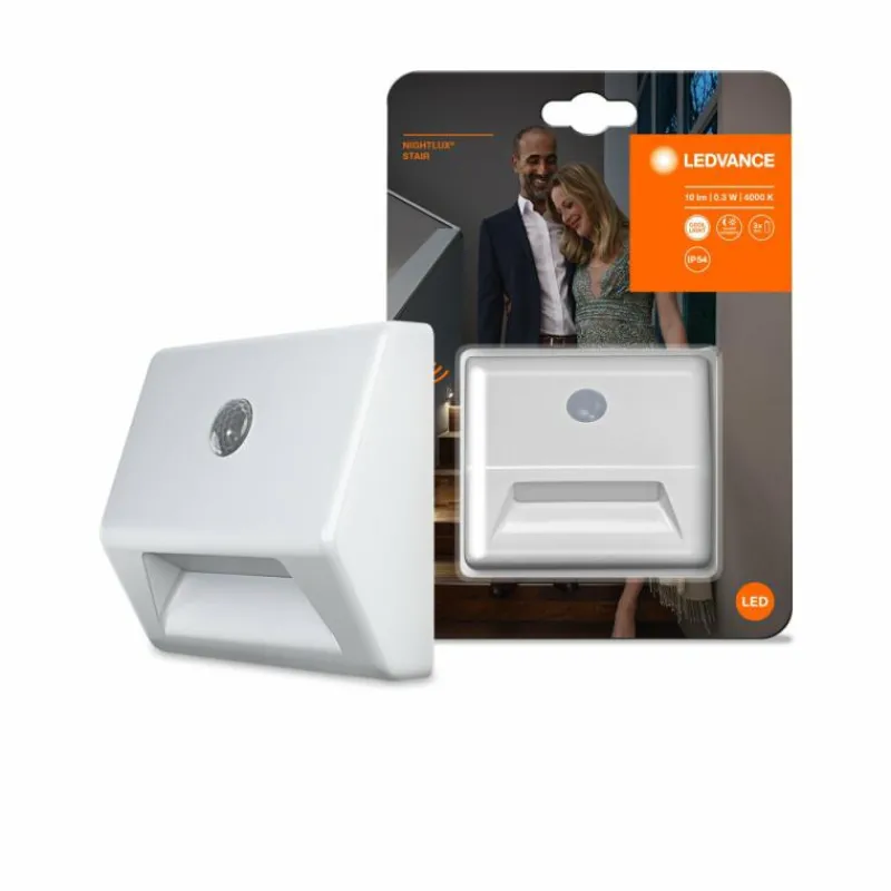 Luminaires Ledvance Eclairage des marches LEDVANCE NIGHTLUX® Blanc, 1 lumière, Détecteur de mouvement* Éclairage Led